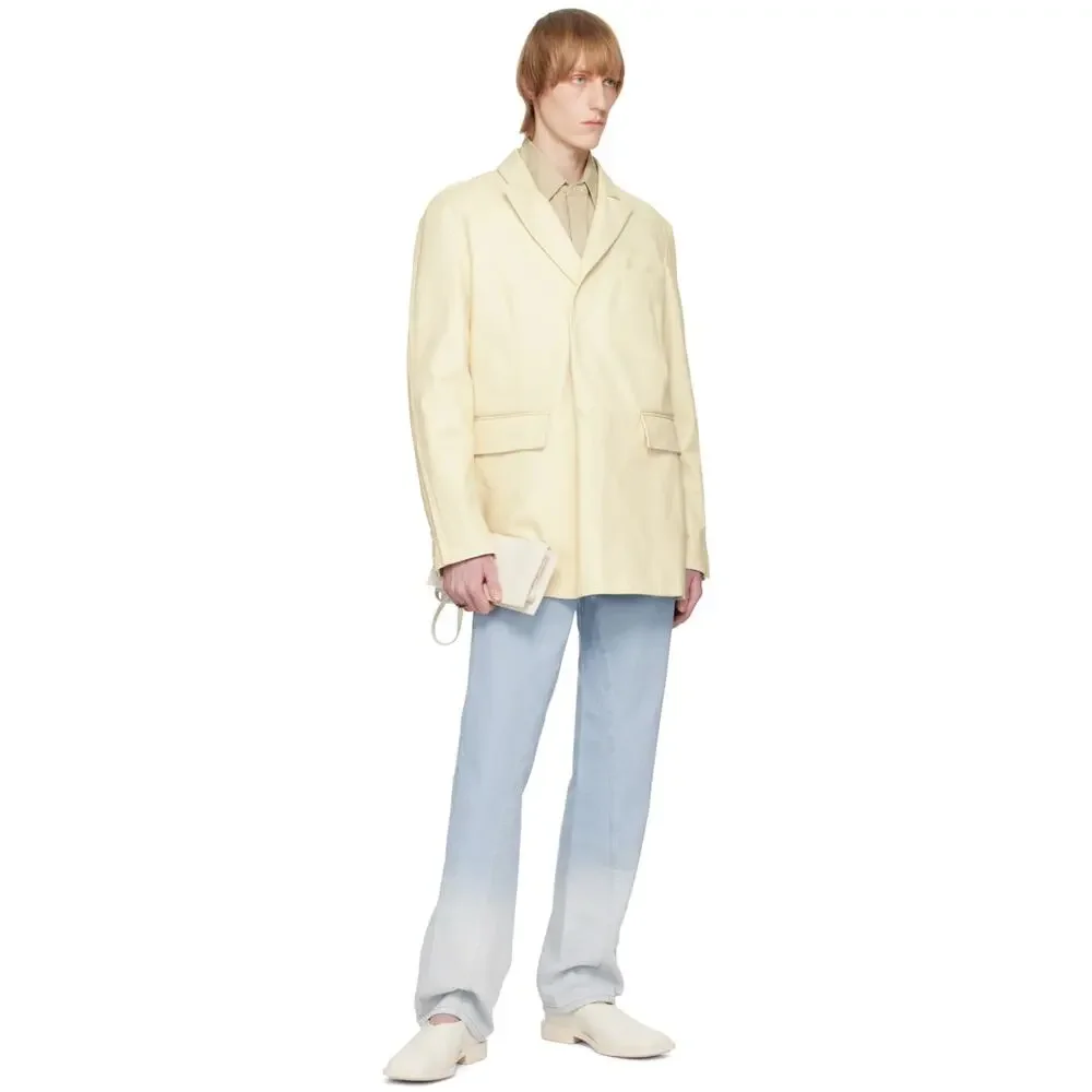 ECCO KOLLECTIVE X BIANCA SAUNDERS 44 MAGGOTY LOAFER WHITE NIB $535 39001491083